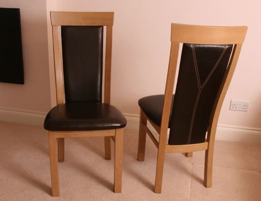 Padded Back Dining Chairs